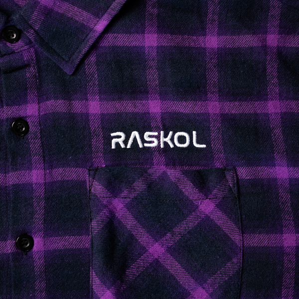 Bad Boy Gym Flannel (Deep Purple) *LIMITED EDITION* Raskol Apparel Europe