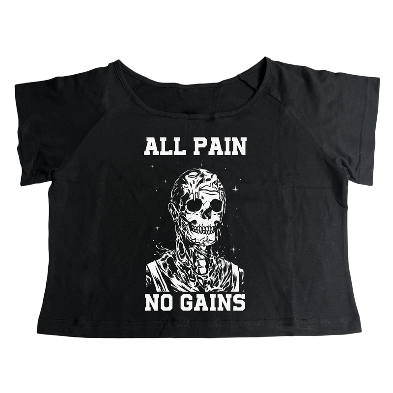 All Pain. No Gains (RETRO RAG TOP)