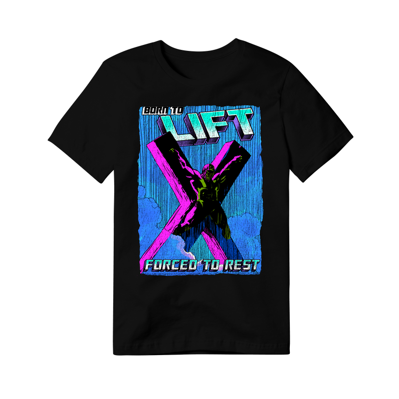 BORN TO LIFT (PREMIUM OVERSIZED TEE)