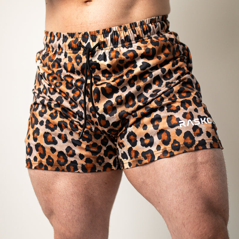 GOLD CHEETAH APEX Bodybuilding Shorts