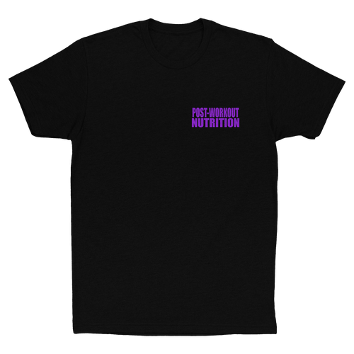 POST-WORKOUT NUTRITION (BLACK PREMIUM OVERSIZED TEE)