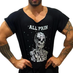 All Pain. No Gains (RETRO RAG TOP)