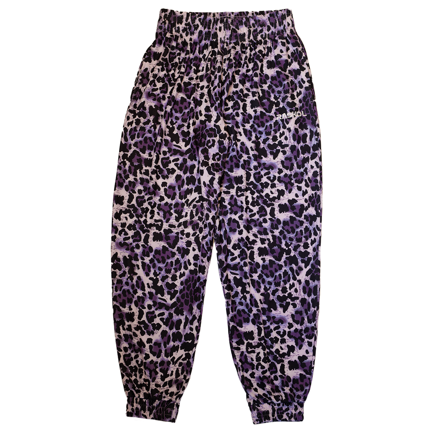 SILK DUMP COVERS (PURPLE LEOPARD Parachute Pants) – Raskol Apparel