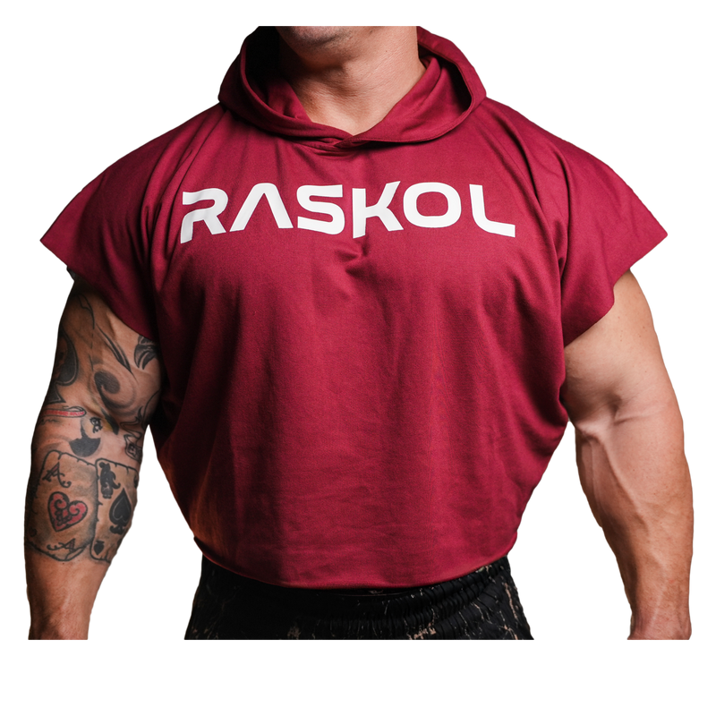 BURGUNDY HOODWING (Premium Lifting Hoodie)