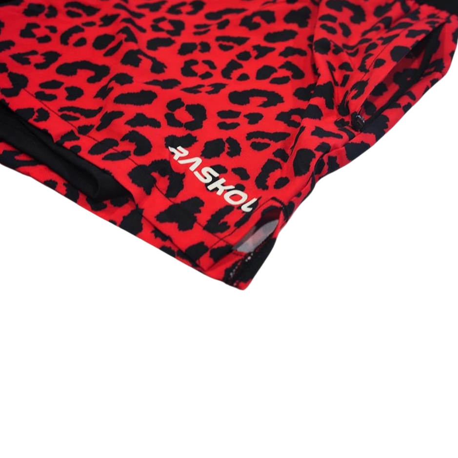 Nike red leopard print top shirt