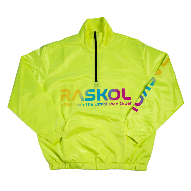 RASKOL Athletic Windbreaker Jacket (Lemon Lime)
