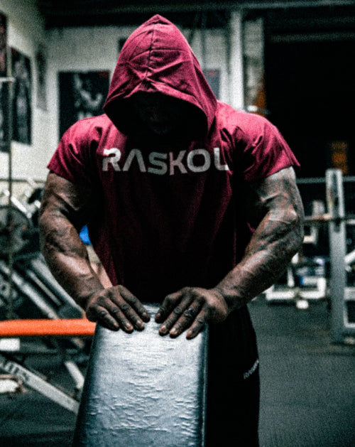 BURGUNDY HOODWING (Premium Lifting Hoodie)