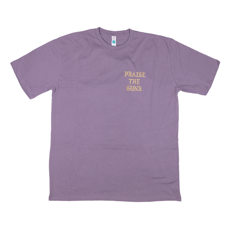 Praise The Guns (LAVENDER PREMIUM OVERSIZED TEE)