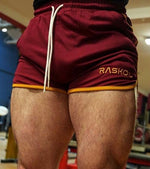 RASKOL Retro Burgundy Classic Shorts (LIMITED EDITION)