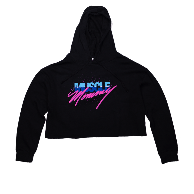 Muscle Mommy (Women's Crop Hoodie)