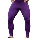 Raskol Men's COMPRESSION PANTS (Purple)
